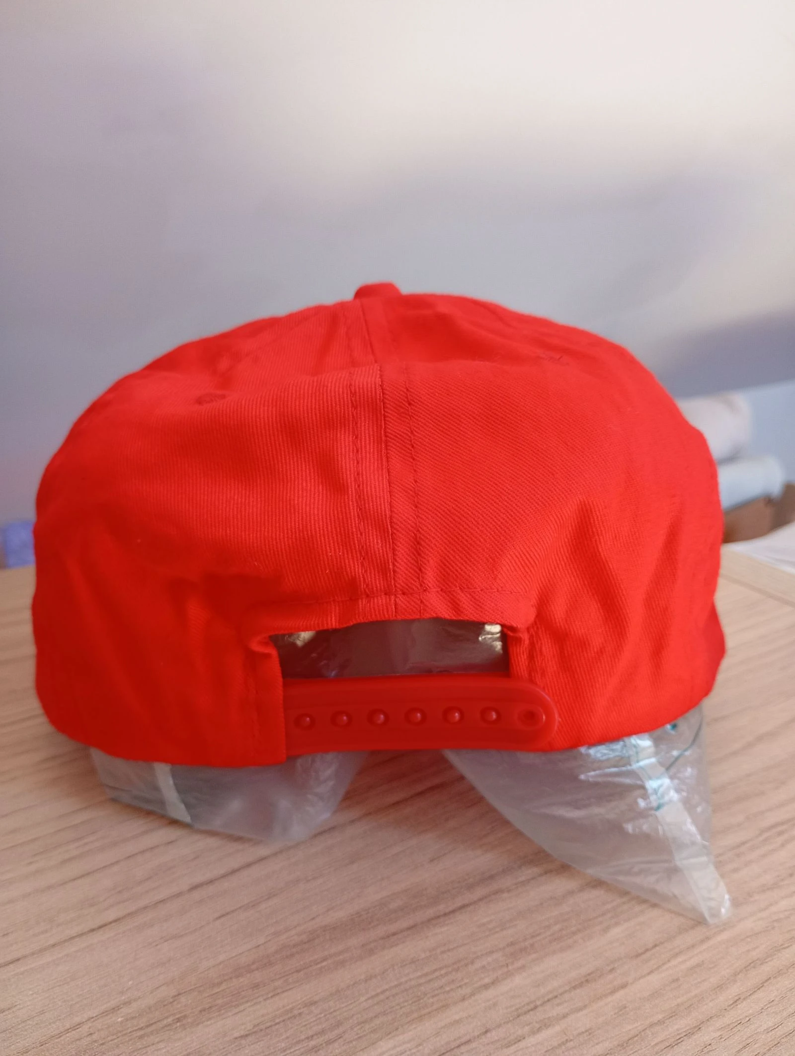 Casquette vintage années 90 snapback rouge  – photo 3